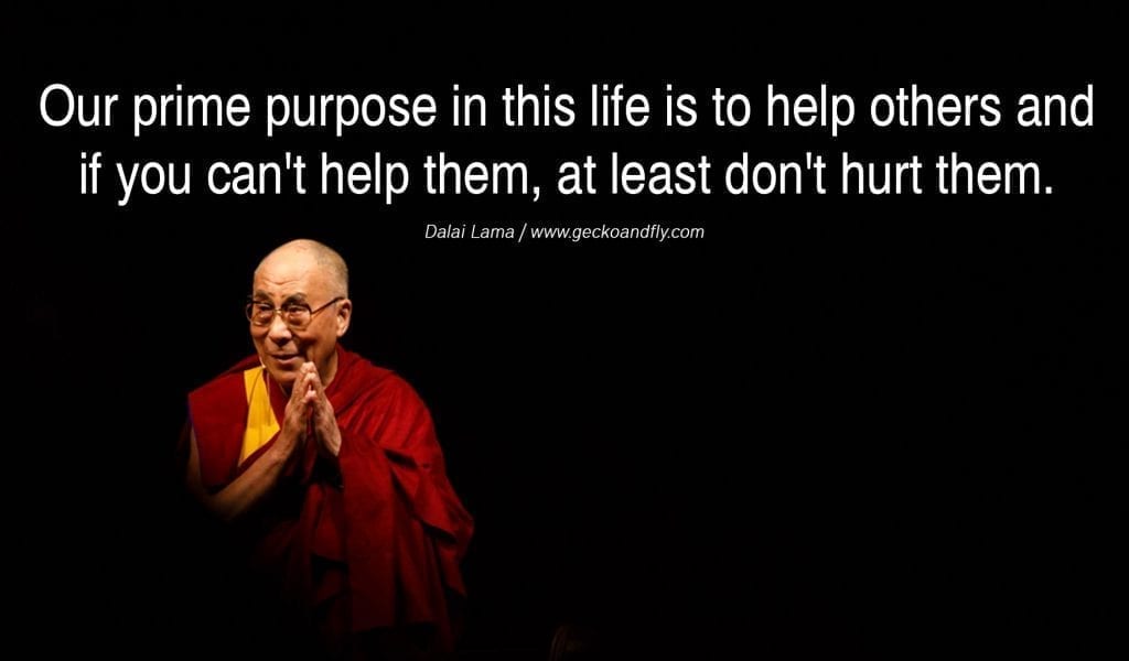 Dalai Lama Help Don't Hurt